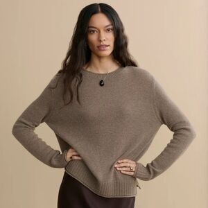 Jenni Kayne Elegant Everyday Brown Women's Sweater